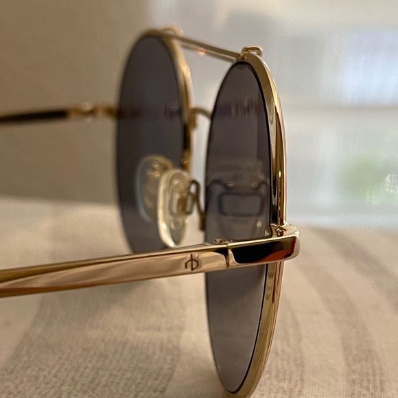 rag & bone 59mm Round Metal Aviator Sunglasses - Picture 13 of 14